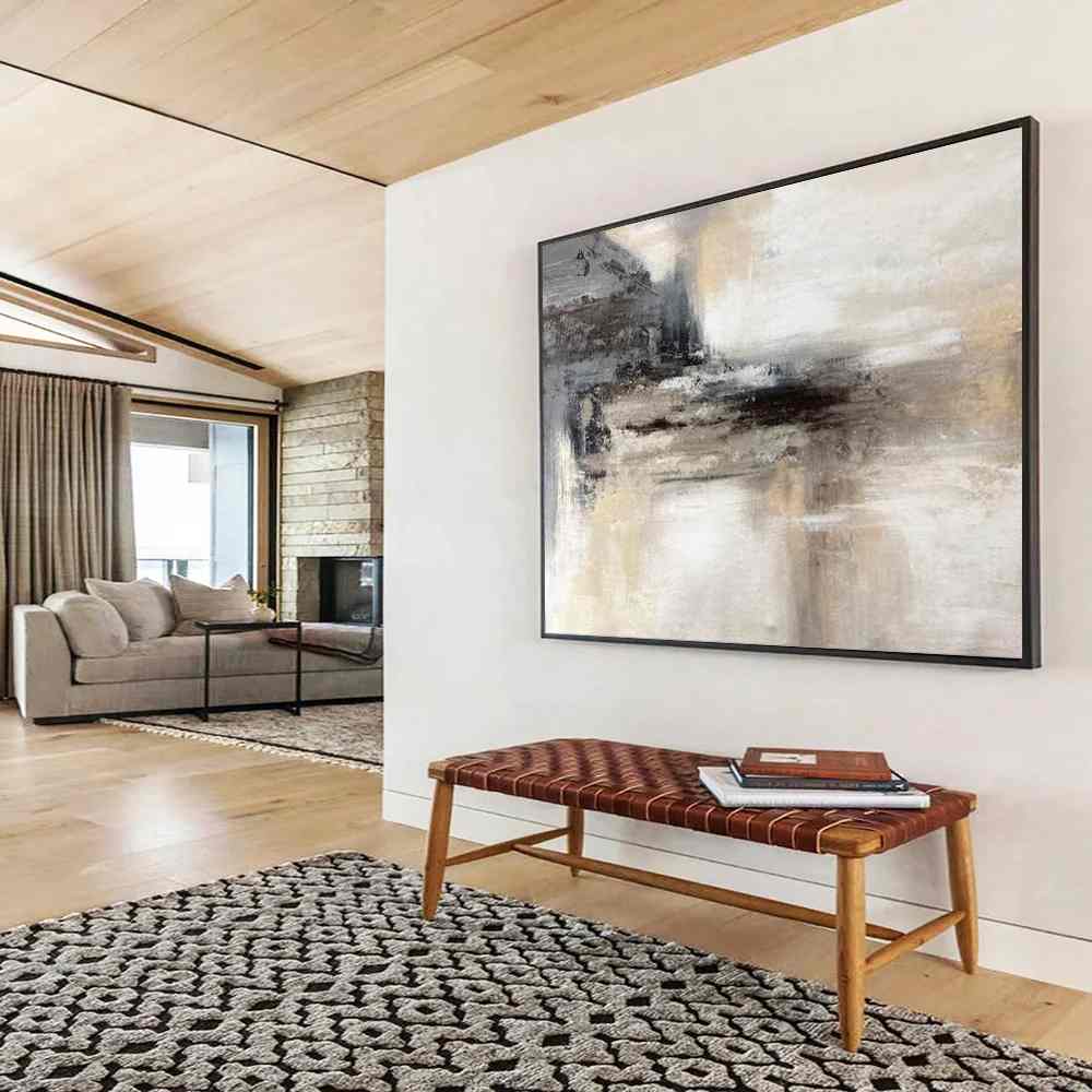 Tones Offices Scenic Abstract Canvas Artwork P55AY wall art